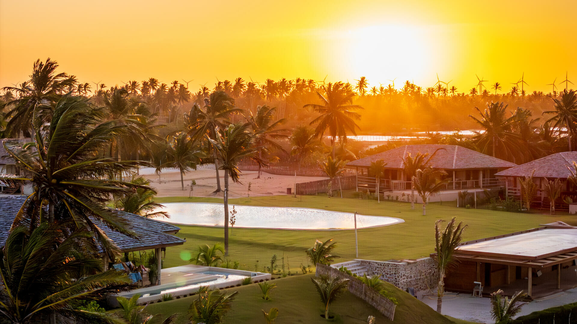 Imagem de Luxuoso bangalô em condomínio à beira mar na Ilha do Guajiru - Casa Suíça Kite Villas